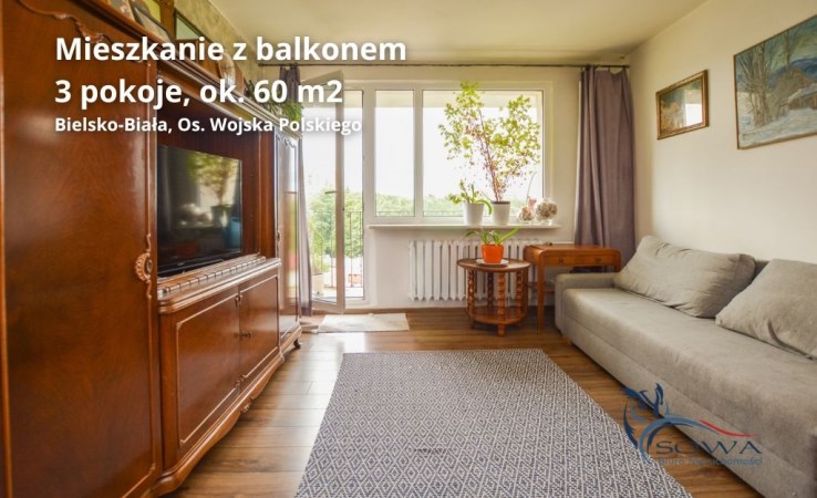 mieszkanie na sprzedaż - Bielsko-Biała, Osiedle Wojska Polskiego