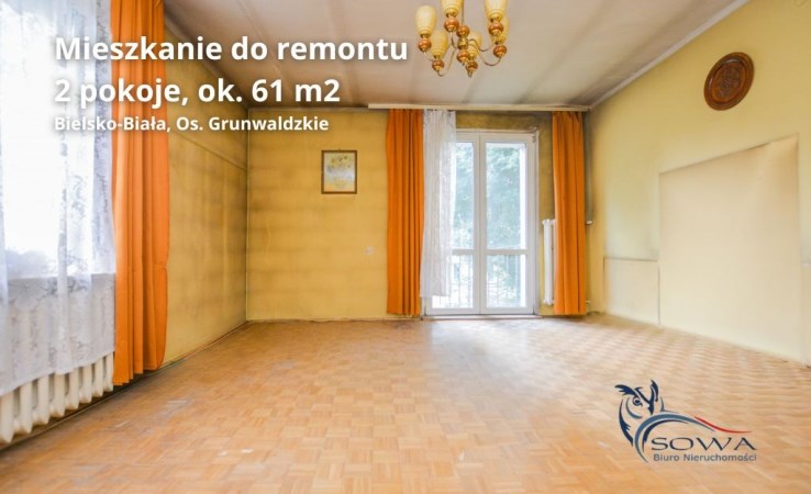mieszkanie na sprzedaż - Bielsko-Biała, Osiedle Grunwaldzkie